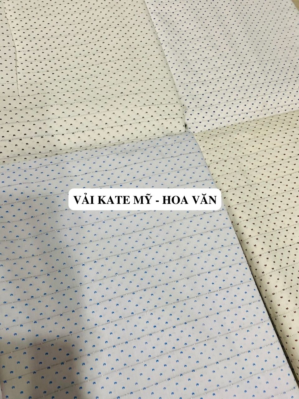 VẢI KATE - HOA VĂN (KHỔ 1M2) -DÒNG VẢI CÔNG SỞ