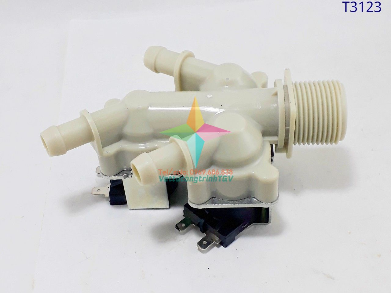 Van cấp nước 3 chân DC12V cho máy giặt LG