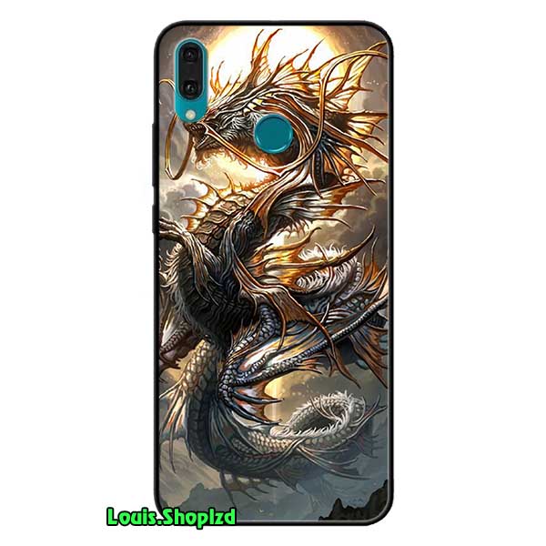 Ốp lưng dành cho huawei y9 2019 mẫu rồng trăng