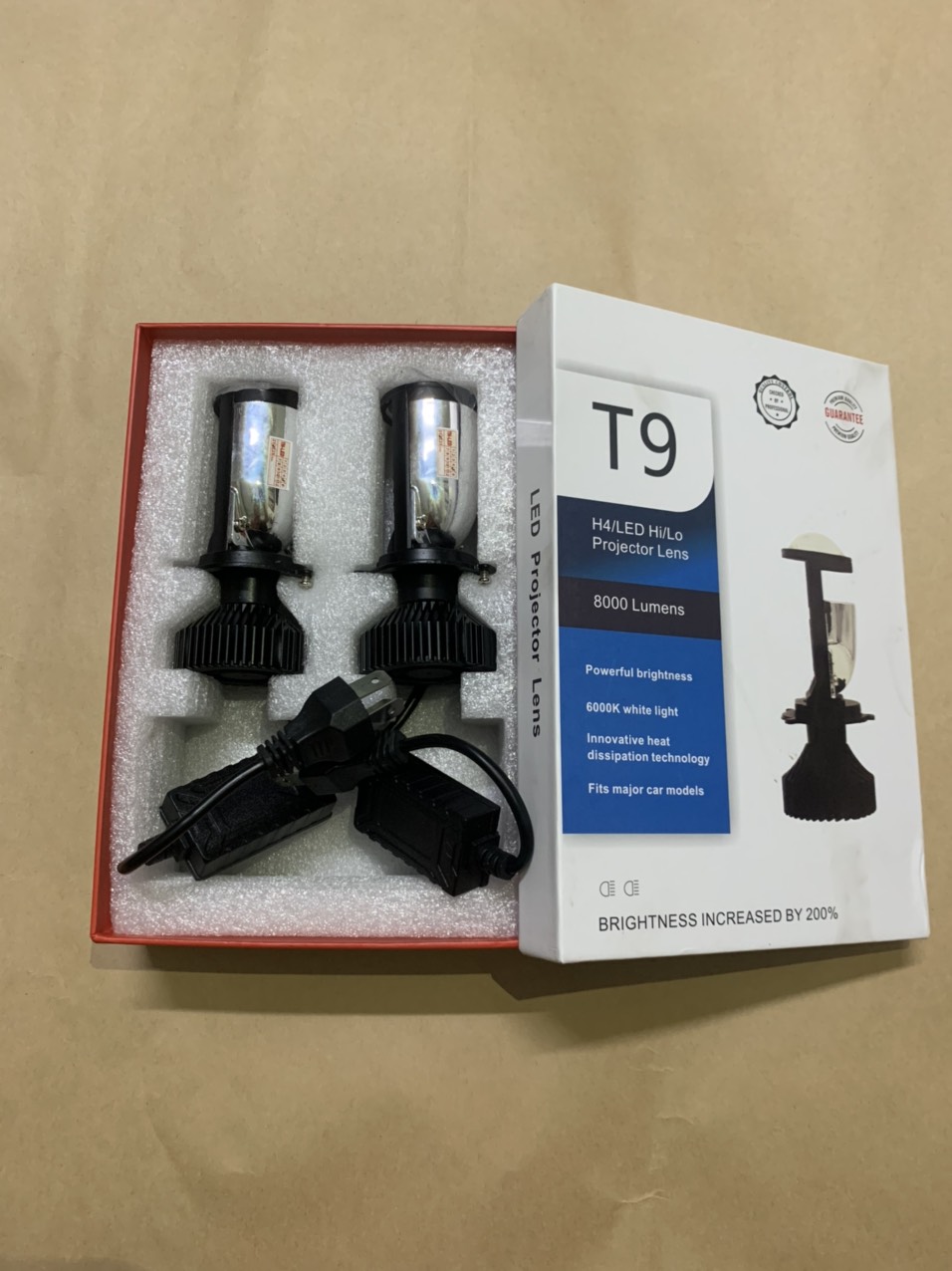 ĐÈN LED BI CẦU MINI T9 BẢN NÂNG CẤP CÓ ỐC CHỈNH