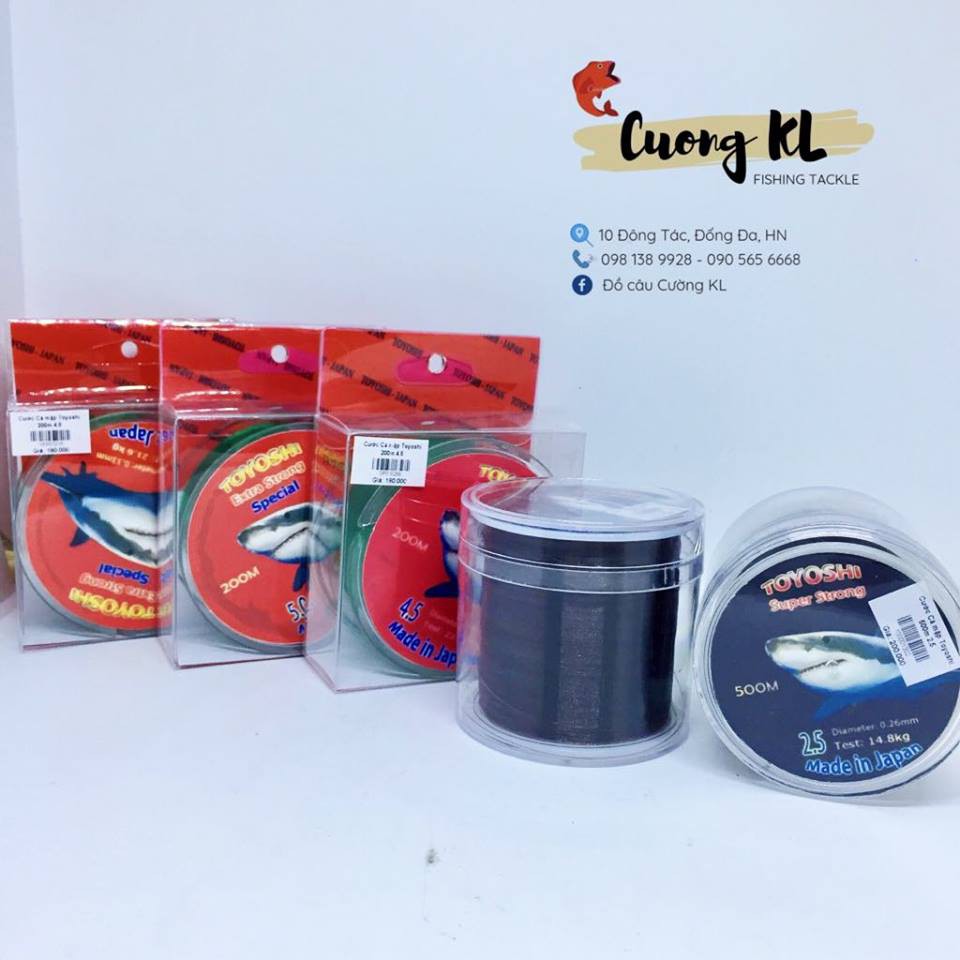 Cước cá mập Toyoshi Extra Strong Special 200m và 500m