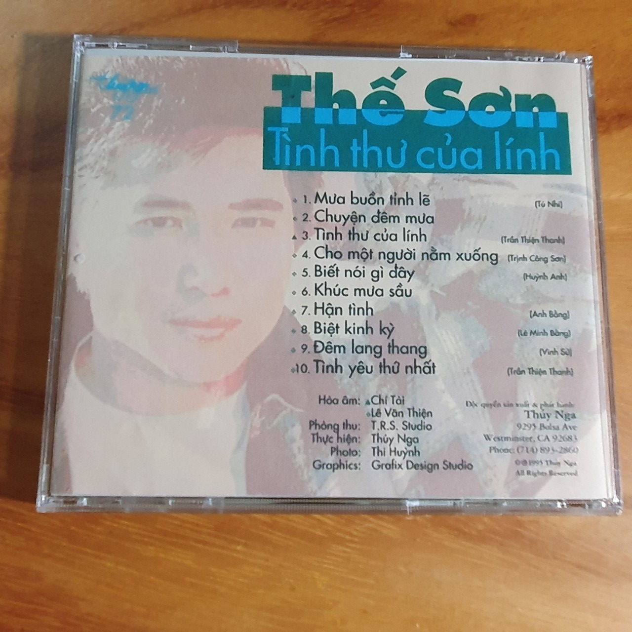 [MDCD] Bộ 5 Đĩa CD phôi PHONO Thế Sơn Chọn Lọc