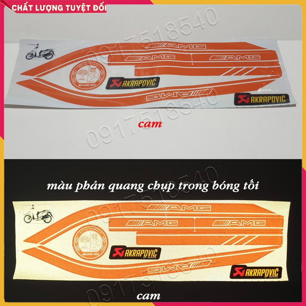 Tem Chỉ AMG Phản Quang 3M Dán SH Việt 2020 - 2021 (Loại 1)