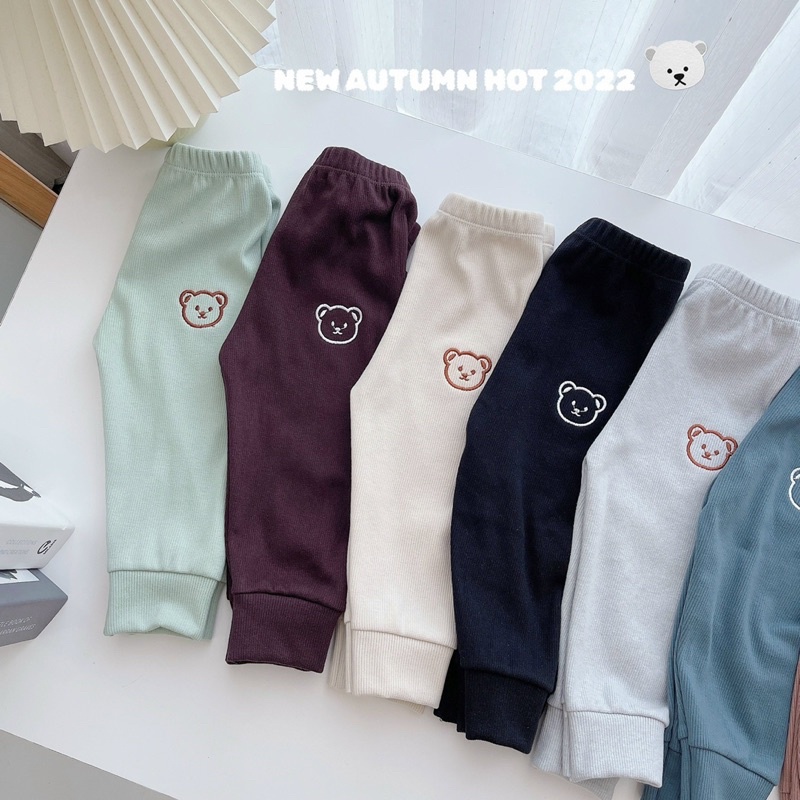 SET 5 QUẦN NỈ GẤU CHO BÉ