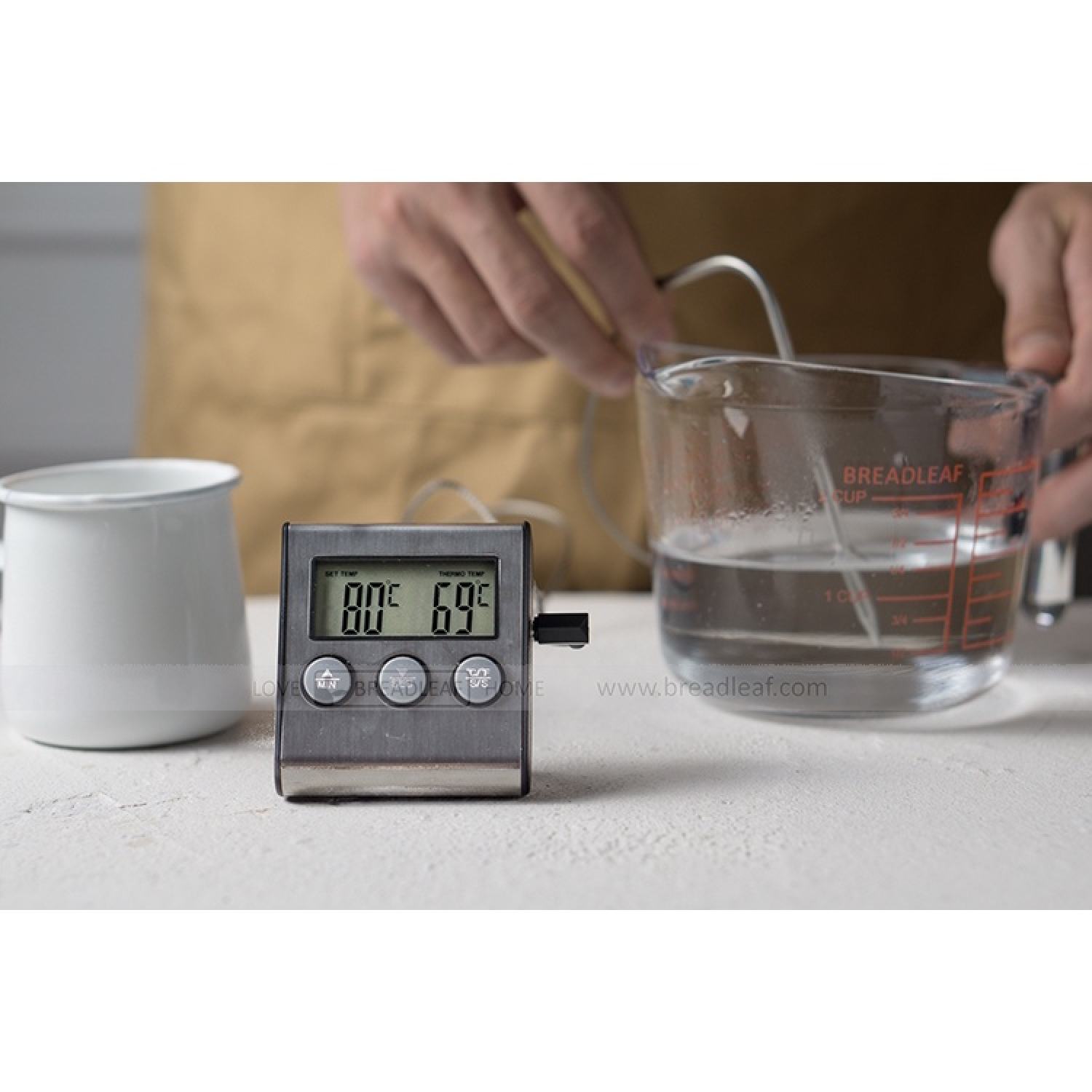 Nhiệt kế điện tử có đầu dò Breadleaf . BLVN-012