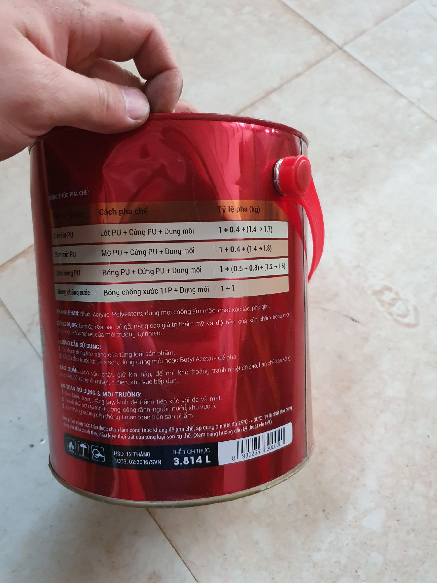 Bóng PU 102 G8 hộp 4kg
