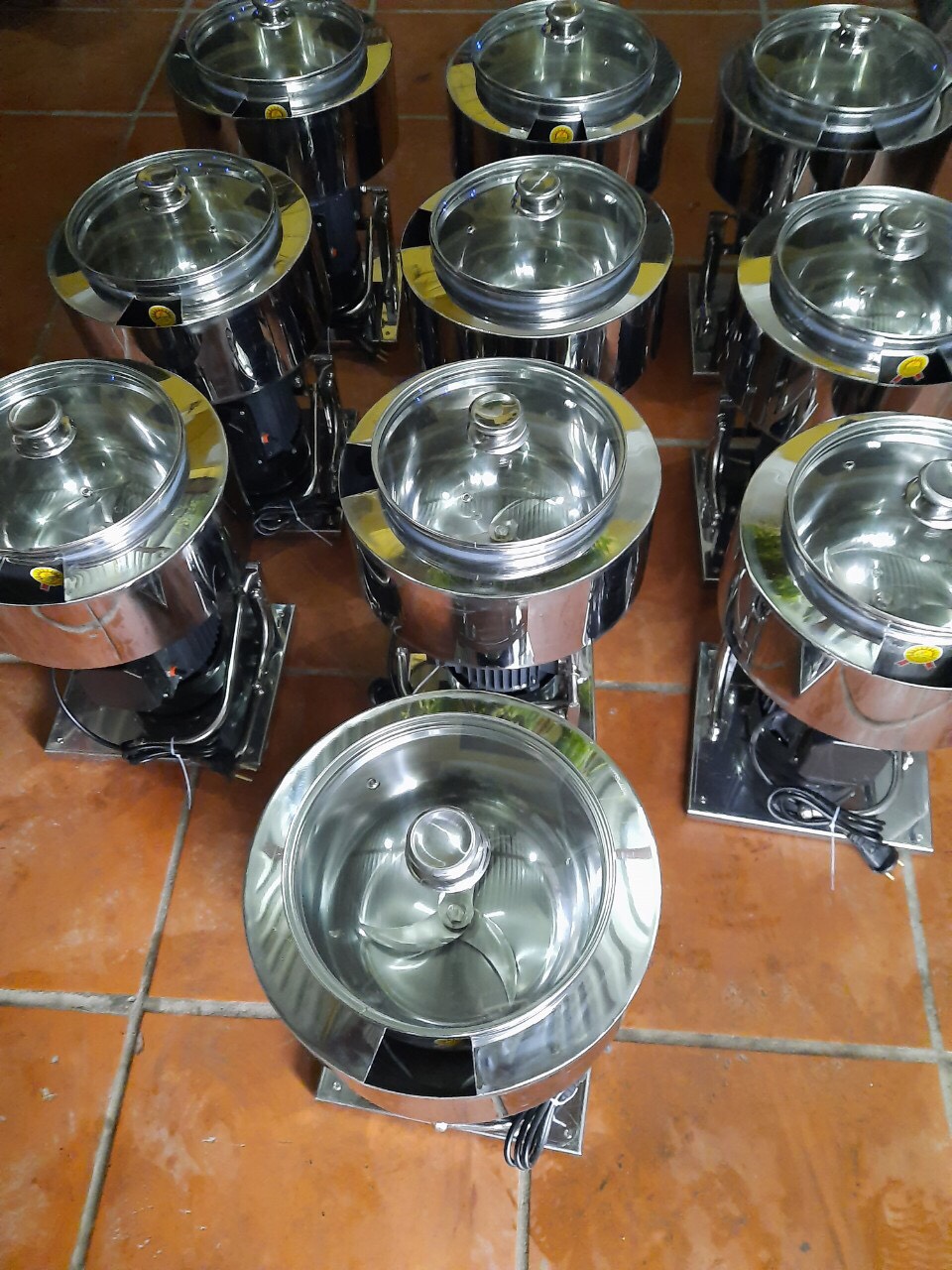 Máy xay giò chả 2kg có bao đá