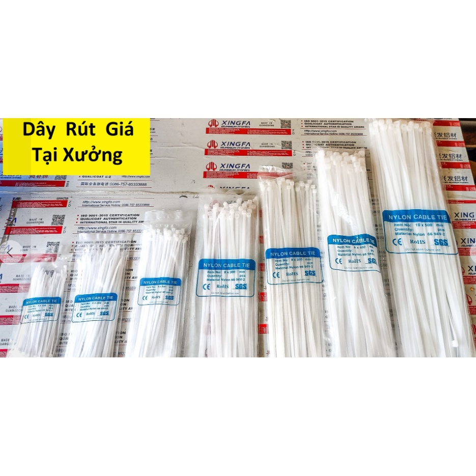 Dây Rút Nhựa 10cm – Bền, Chắc, Tiện Lợi – Buộc Dây, Gọn Cáp, Ứng Dụng Rộng Trong Gia Đình, Làm Vườn, Điện Dân Dụng