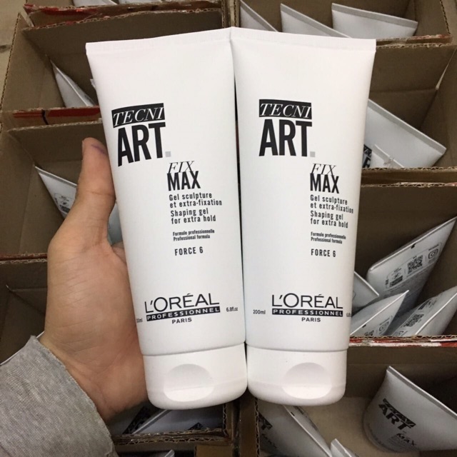 Gel định hình siêu cứng tecni.art fix max l'oreal 200ml