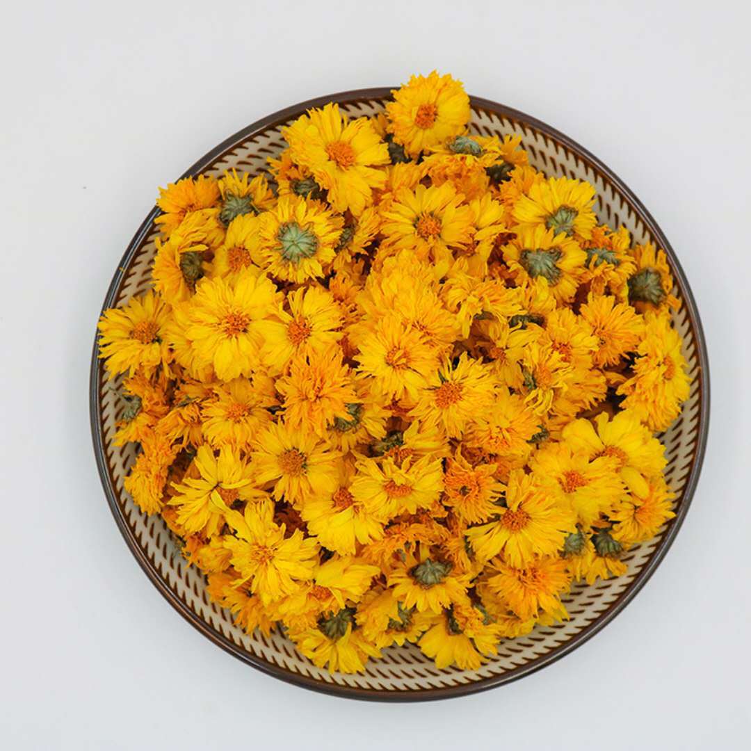 All-dried yellow daisy flower tea pack 50g