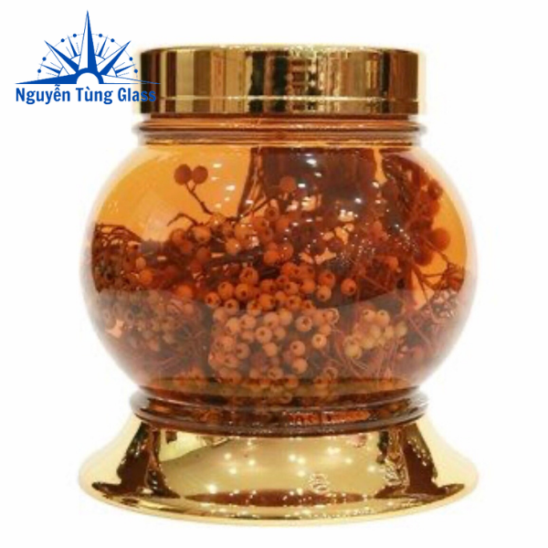 Bình ngâm Tửu sâm thủy tinh 2.7 lít sâm phú hòa
