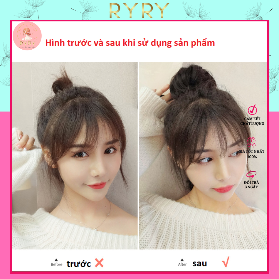 Búi Tóc Giả Tròn Thời Trang Cho Nữ