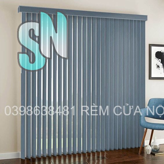 Rèm Lá Dọc Bảo Ngọc Cao Cấp, Cản Nắng Cản Sáng 100% (Nhận Làm Size Theo Yêu Cầu)