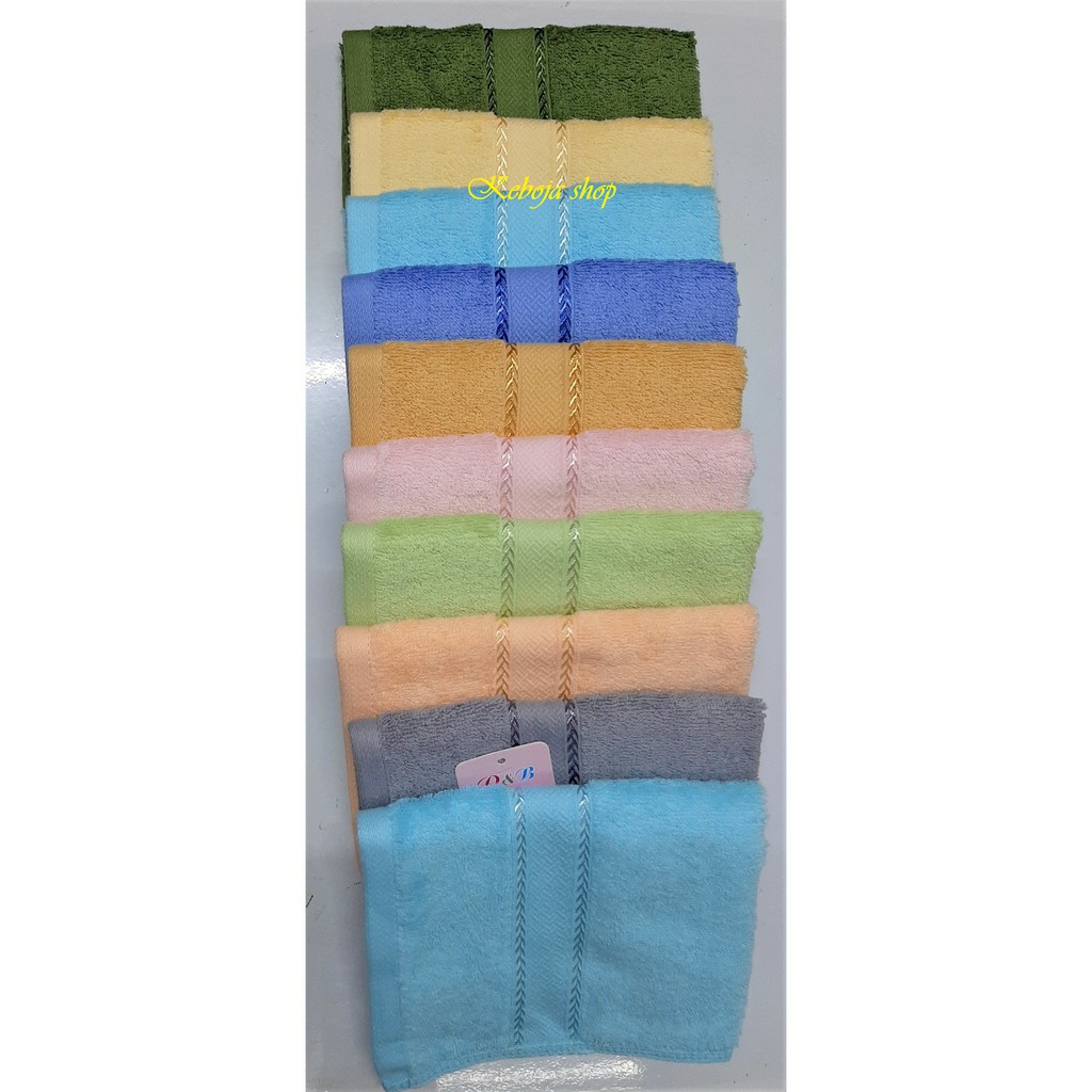 [HCM]Khăn mặt khăn cotton màu cao cấp 30x50cm KB068
