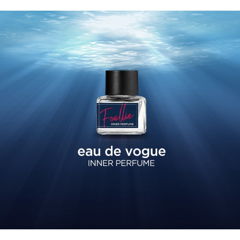Nước hoa vùng kín hương biển thơm mát Foellie Eau De Innerb Perfume 5ml - Vogue (chai màu xanh)