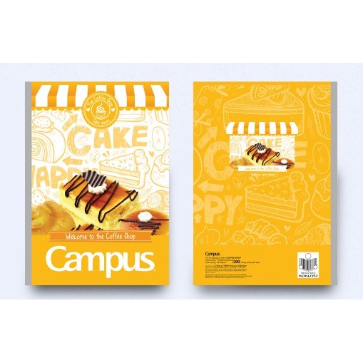 Lốc 5 Vở KN Có Chấm Campus Coffee Shop 200 trang