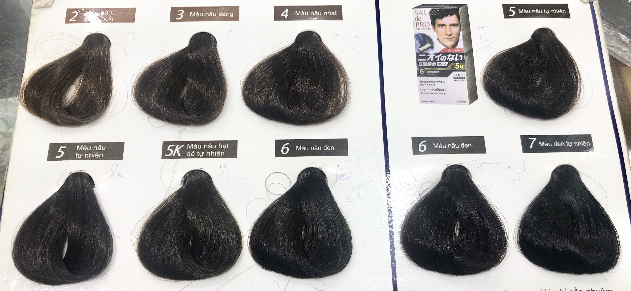 THUỐC NHUỘM TÓC PHỦ BẠC SALON DE PRO CHO PHỤ NỮ KHÔNG MÙI HÔI