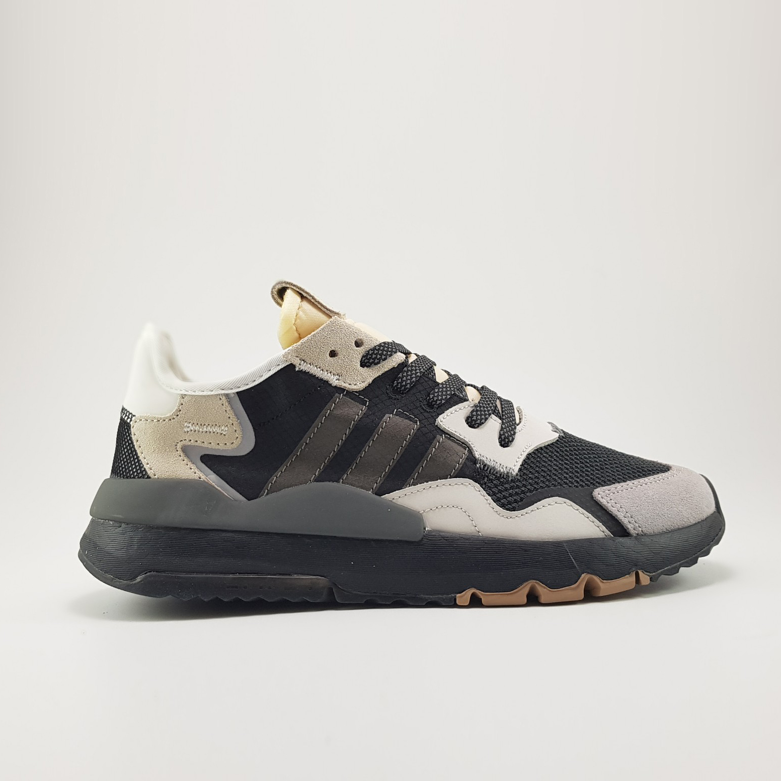 Giày sneaker nam Nite Jogger 2019 Black/Grey-Creamy White