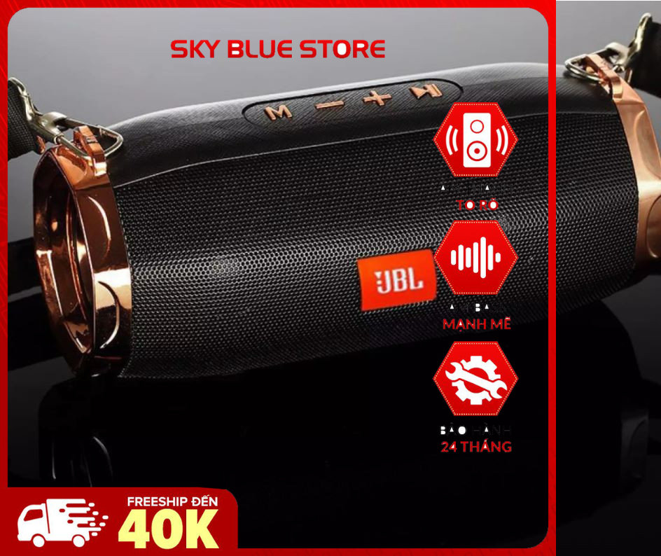 Loa bluetooth không dây ET 805 siêu bass, vỏ chống bụi chống thấm nước có móc dây đeo, âm thanh trong bass siêu trầm, siêu công suất