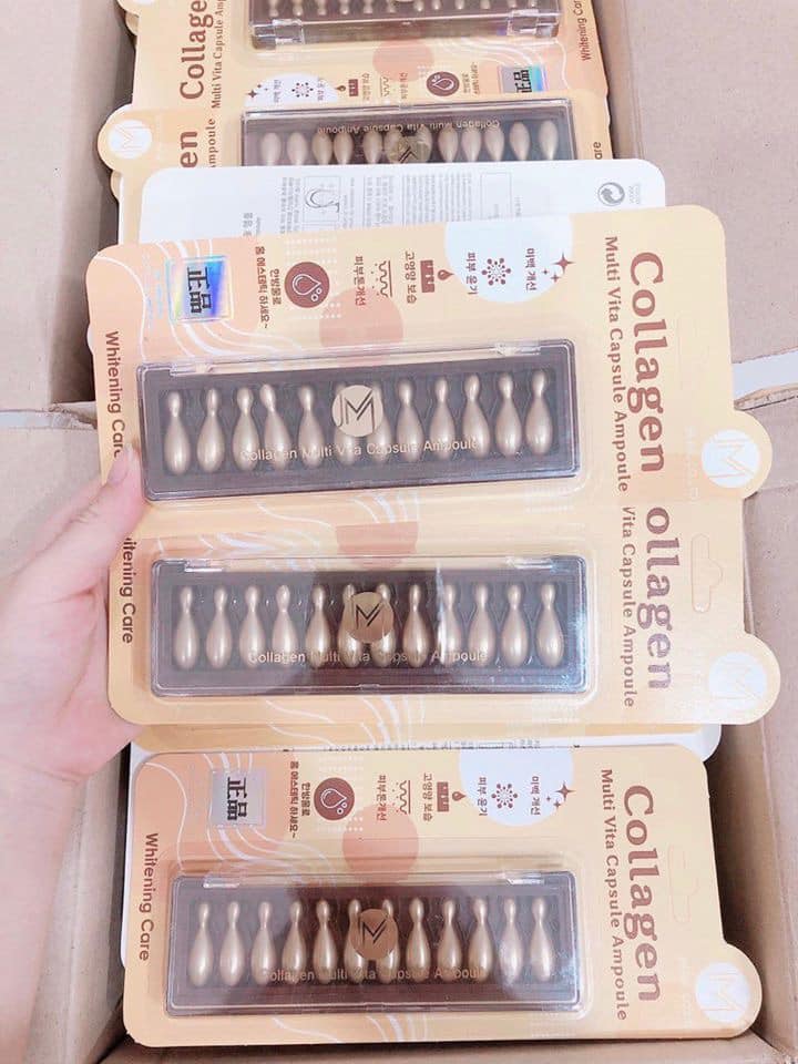 Viên dưỡng da Ammud Multi Vita Ampoule- vỉ 12 viên