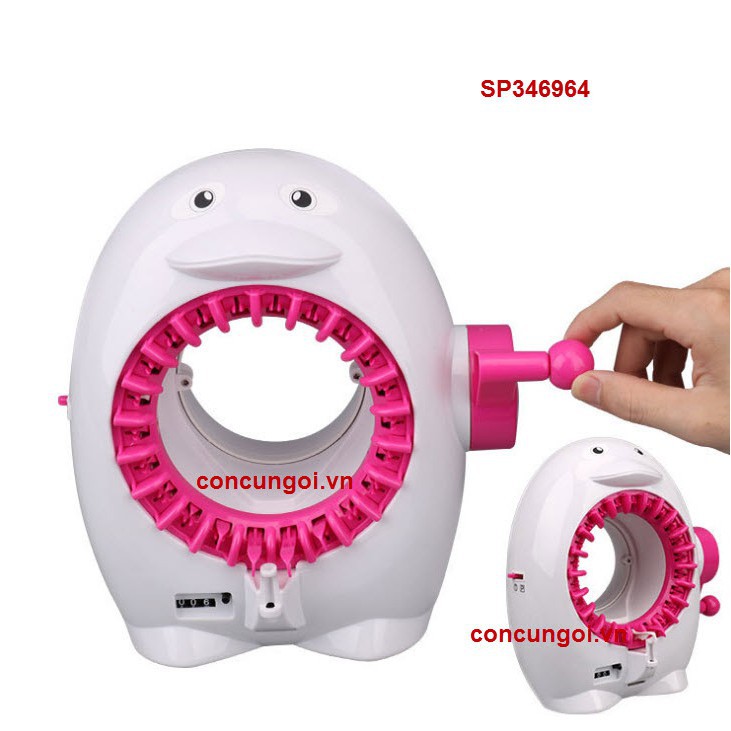 [HCM]Máy đan len quay chim cánh cụt 833D (hộp)