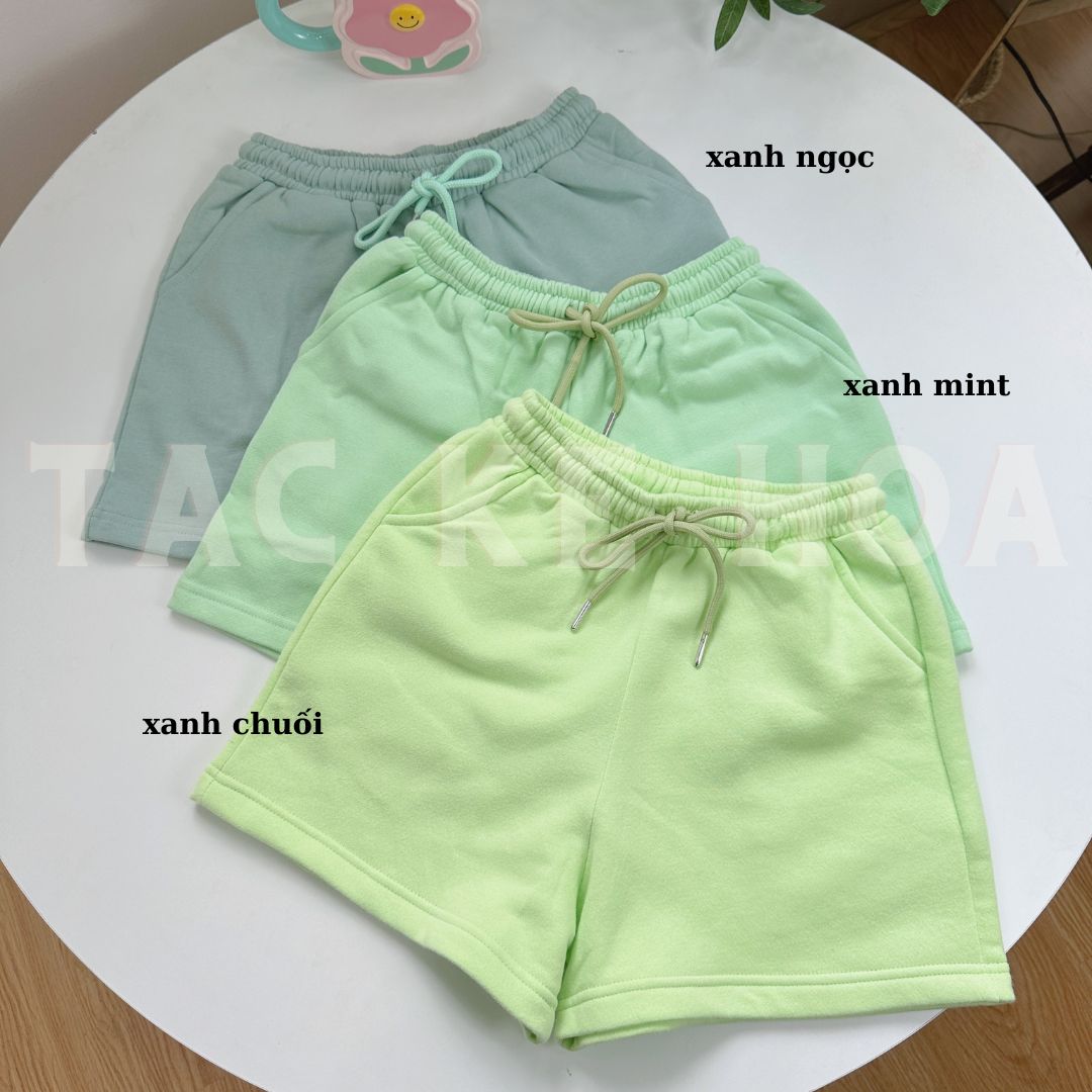 [QUẦN SHORT THUN NỮ] CHẤT LIỆU NỈ / LƯNG THUN/ QUẦN ĐÙI NỮ/FREESIZE