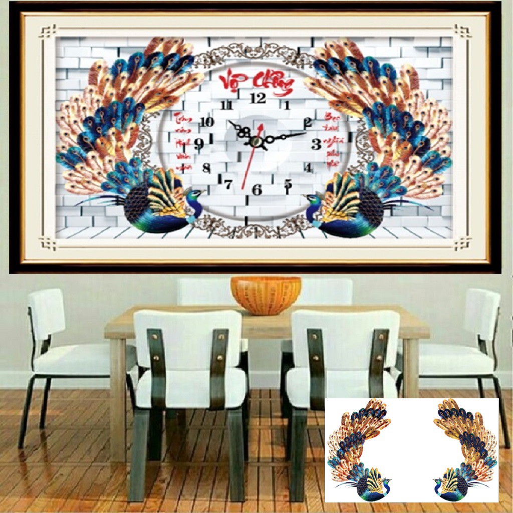 Tranh Đính Đá 3D  Vợ Chồng 108