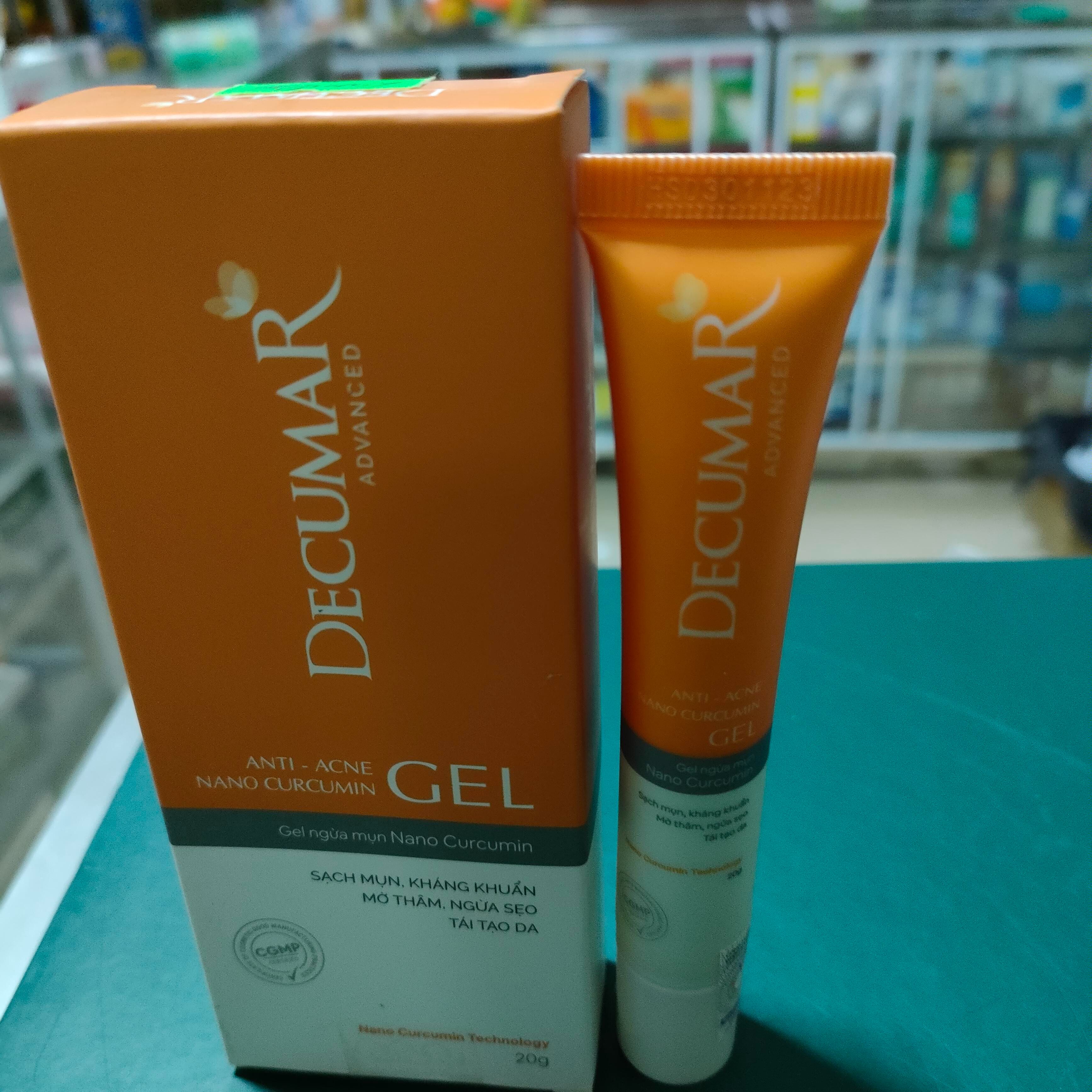 Gel Dercuma kiểm soát nhờn , ngừa mụn