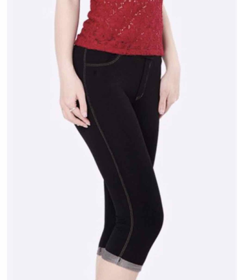 [FreeshipMAX] [HCM]Quần lửng legging giả jean hàng cao cấp