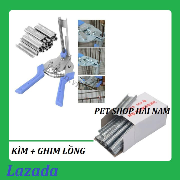 Kìm Băng Và 1 Hộp Ghim Ráp Lồng