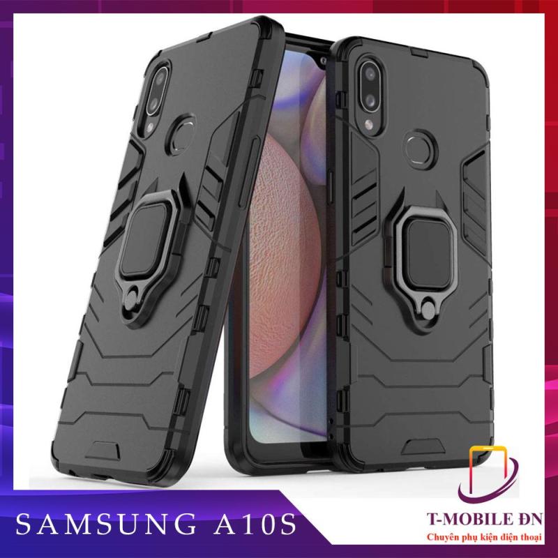 Giá Ốp lưng Samsung A10s chống sốc iron man kèm nhẫn ring chống xem video tiện lợi