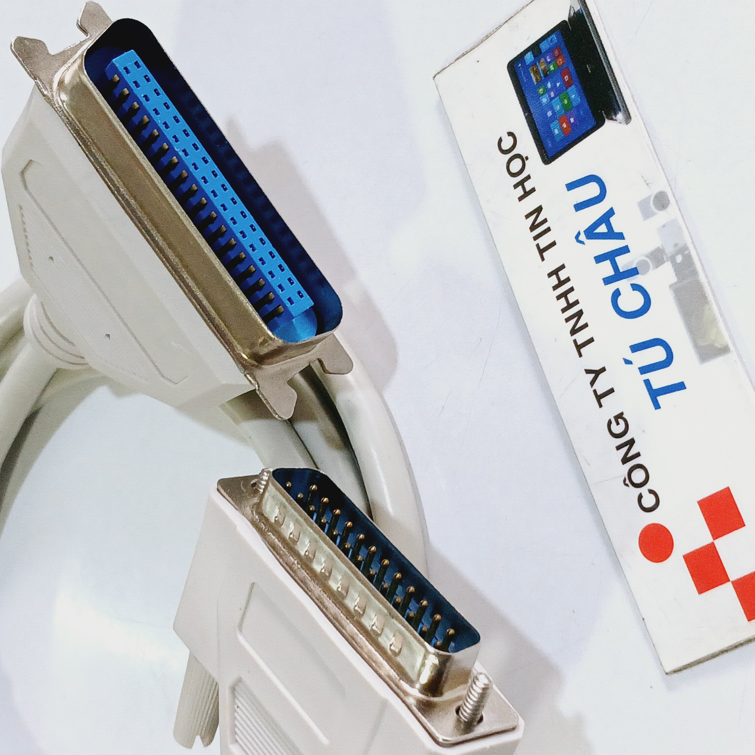 Cáp máy in Parallel (LPT) dài 1.5m / Chuẩn Com 25 Kim (DB25M) ra Parallel (LPT)