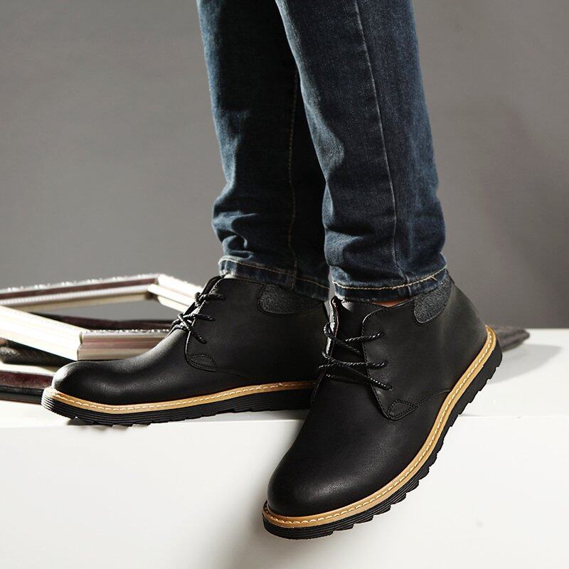 Giày Bốt Cổ Thấp Da Nam Clarks - Desert Boot 2826