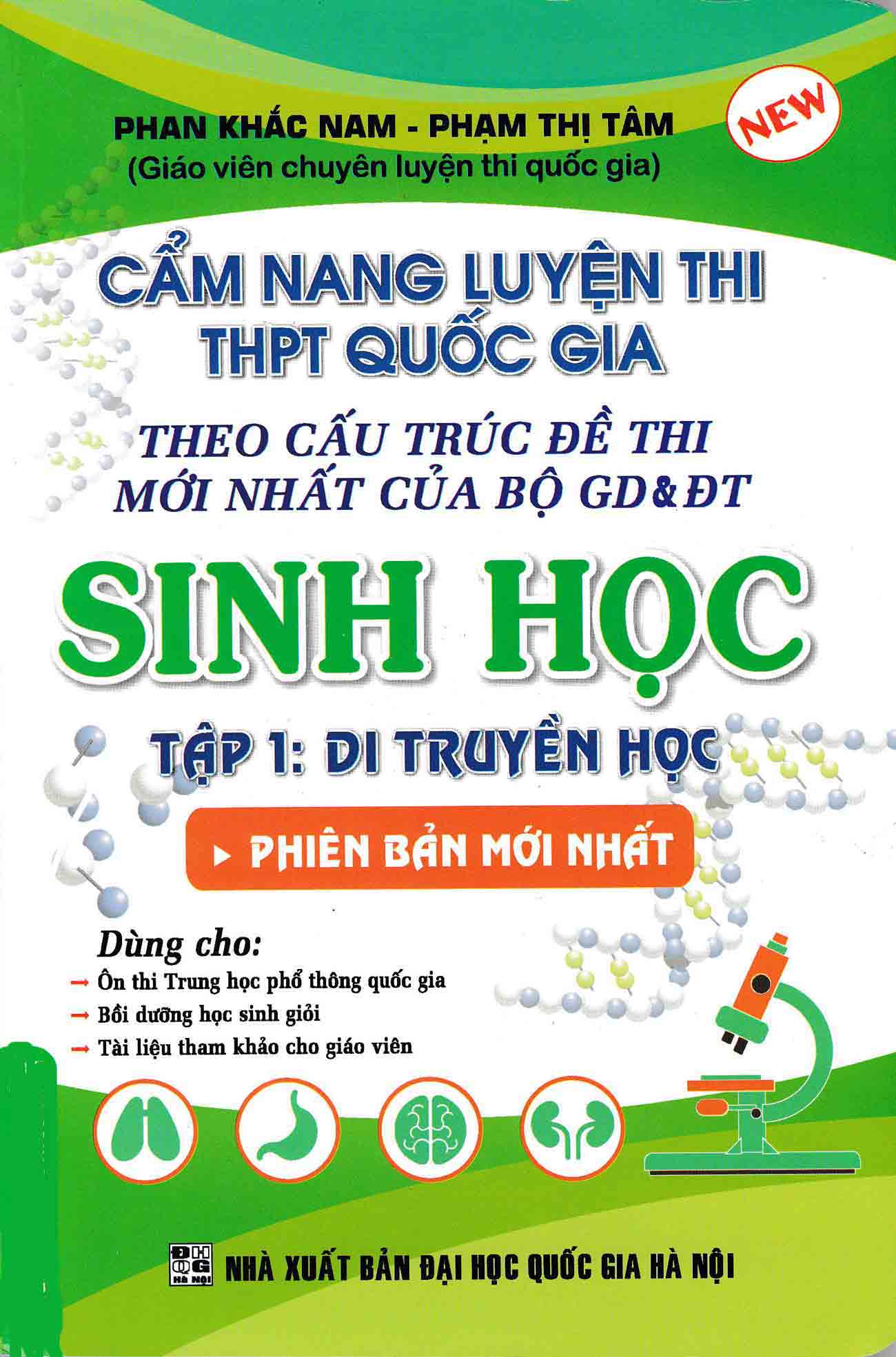 Sách Cẩm Nang Luyện Thi THPT Quốc Gia Sinh Học Tập 1 - Di Truyền Học - Newshop