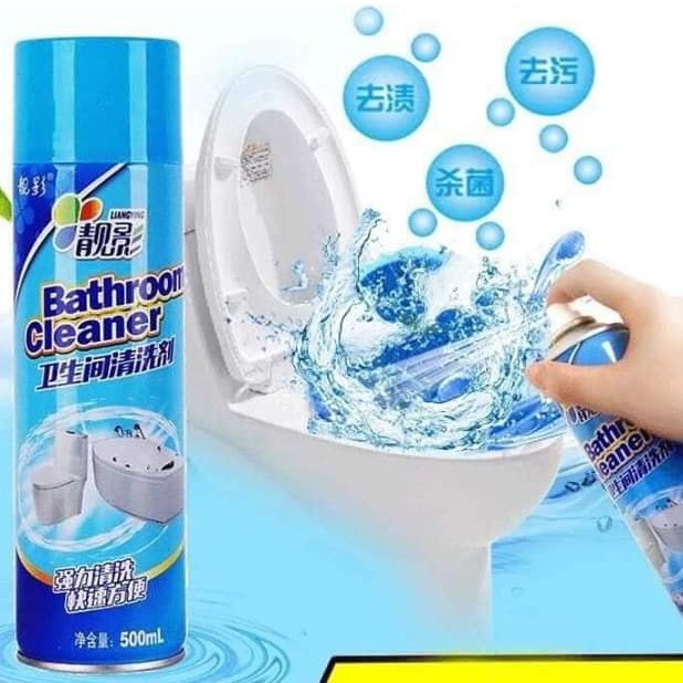 Chai Xịt Vệ Sinh Bọt Tuyết Phòng Tắm Bathroom Cleaner Siêu Sạch - Dung Tích 500ML