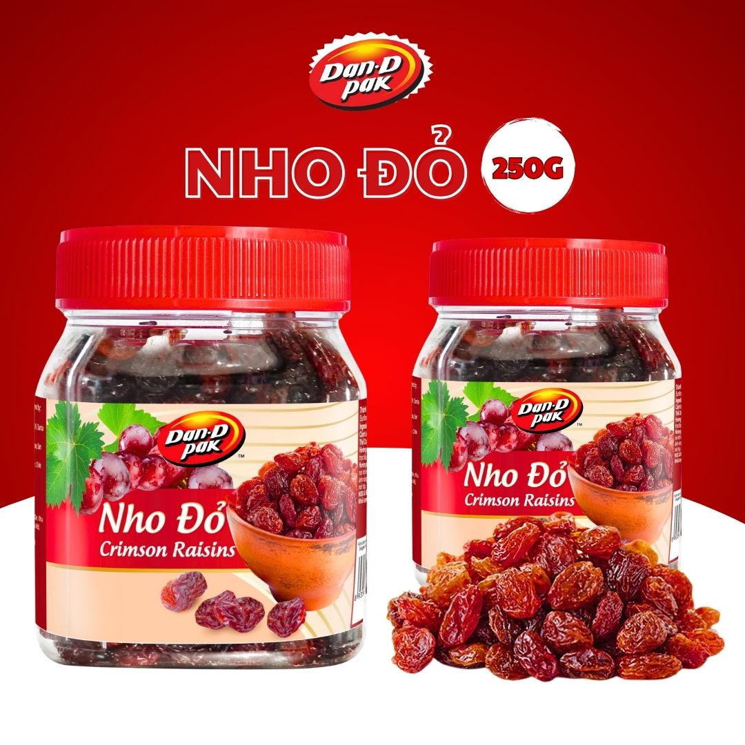 [Chính hãng] Nho đỏ 250g Dan D Pak
