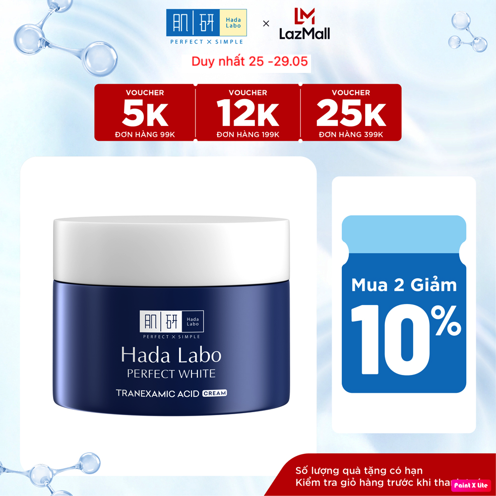 Kem dưỡng trắng Hada Labo Perfect White Tranexamic Acid Cream 50g