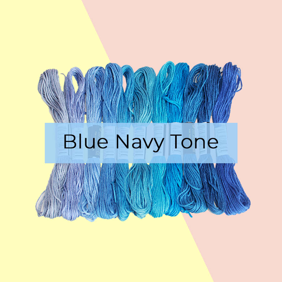 Set Chỉ Thêu Theo Tone Màu Code DMC