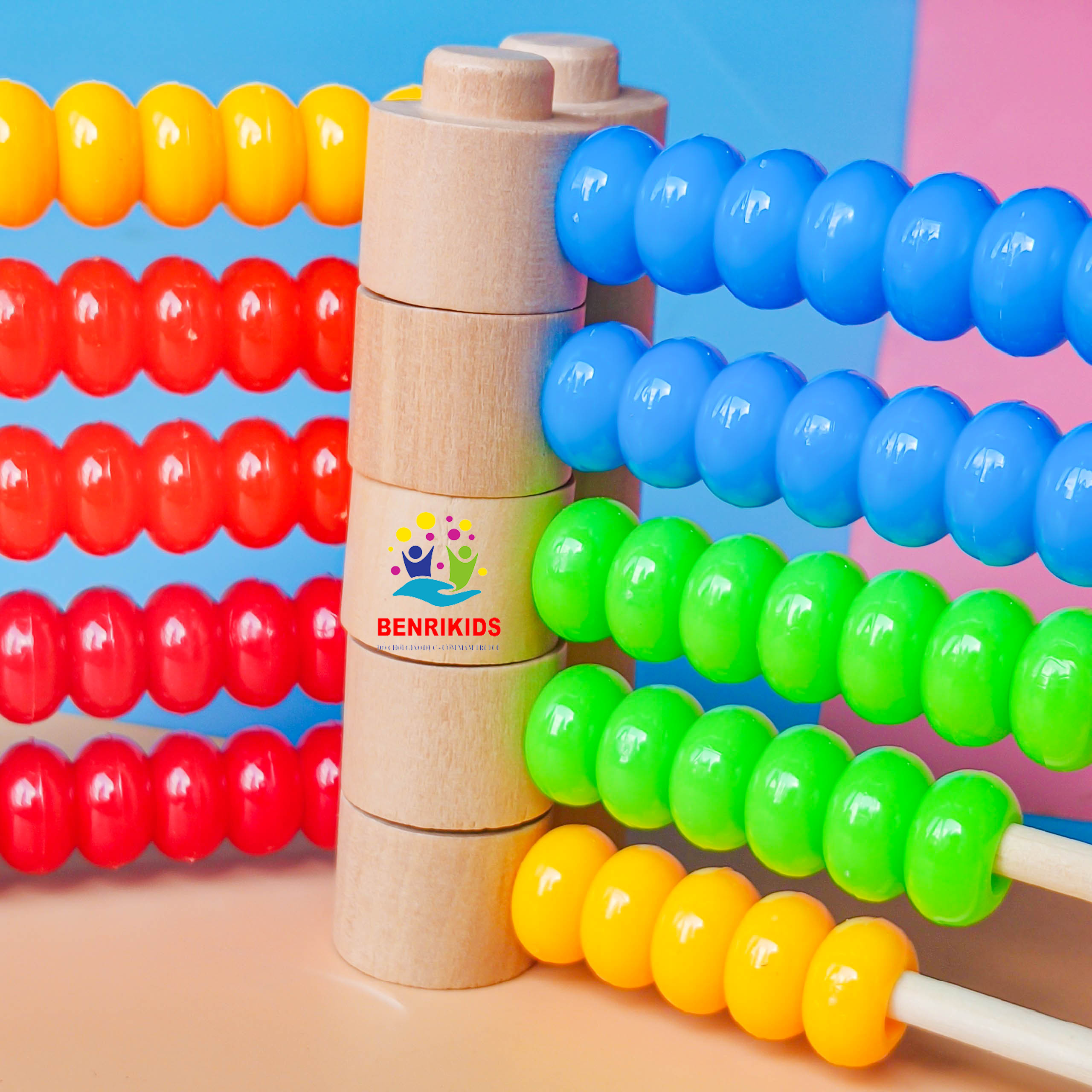 Bảng Tính Toán Học Benrikids Bằng Gỗ Trò Chơi Trí Tuệ Bảng Làm Toán