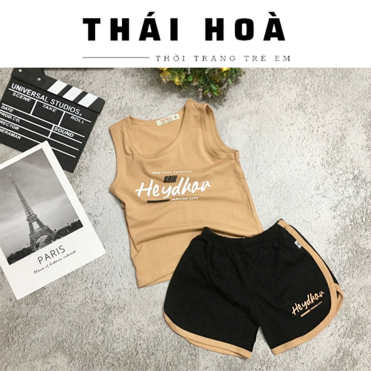 bộ ba lỗ cho bé trai 7-20kg