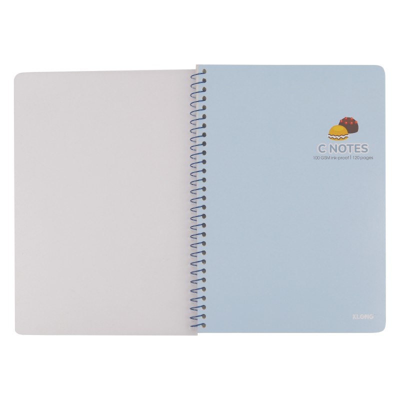 Klong vở lò xo đơn b5 c notes mm - 120 trang; ms: 587