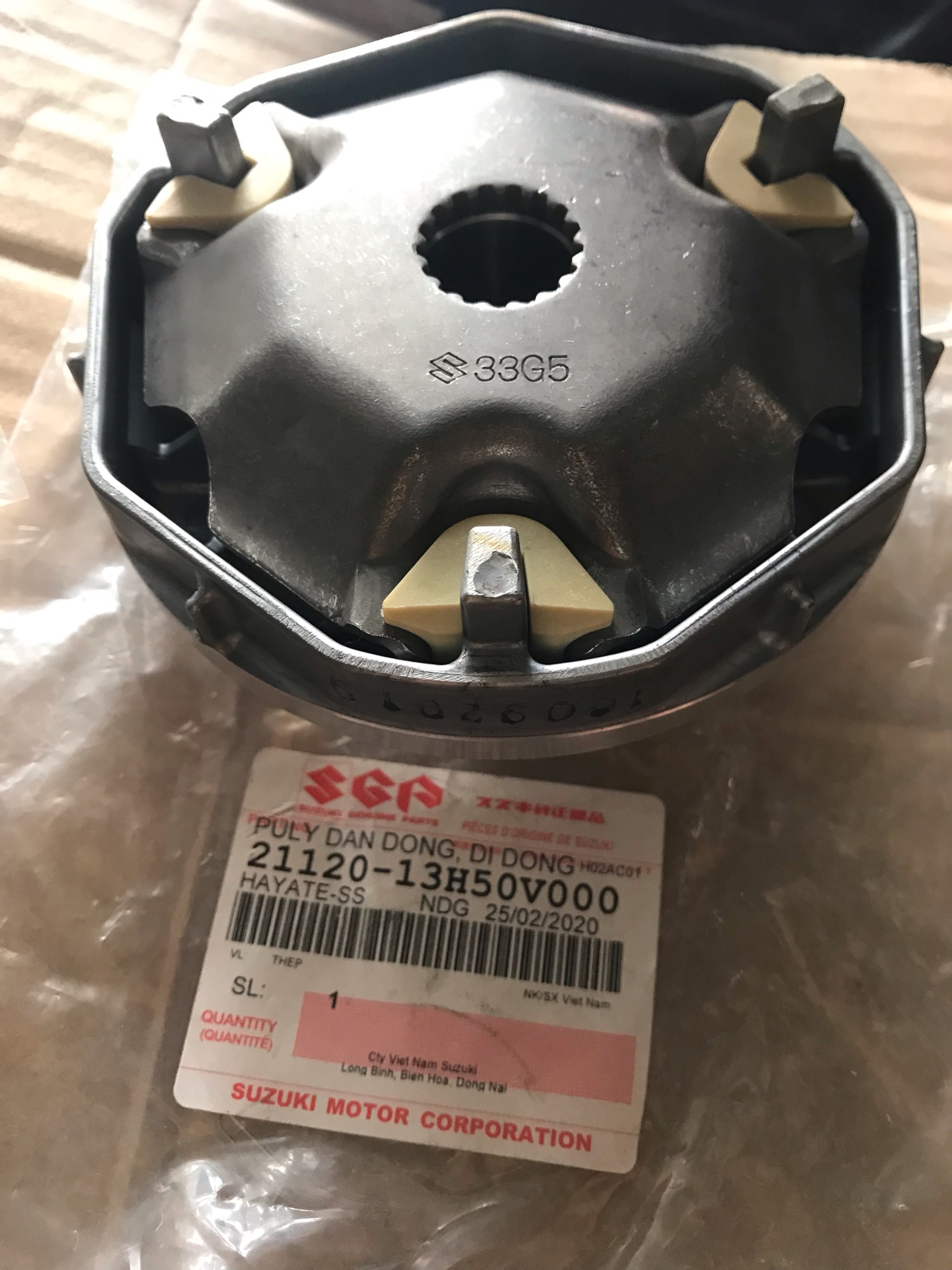 Bộ nồi trước xe Hayate Zin