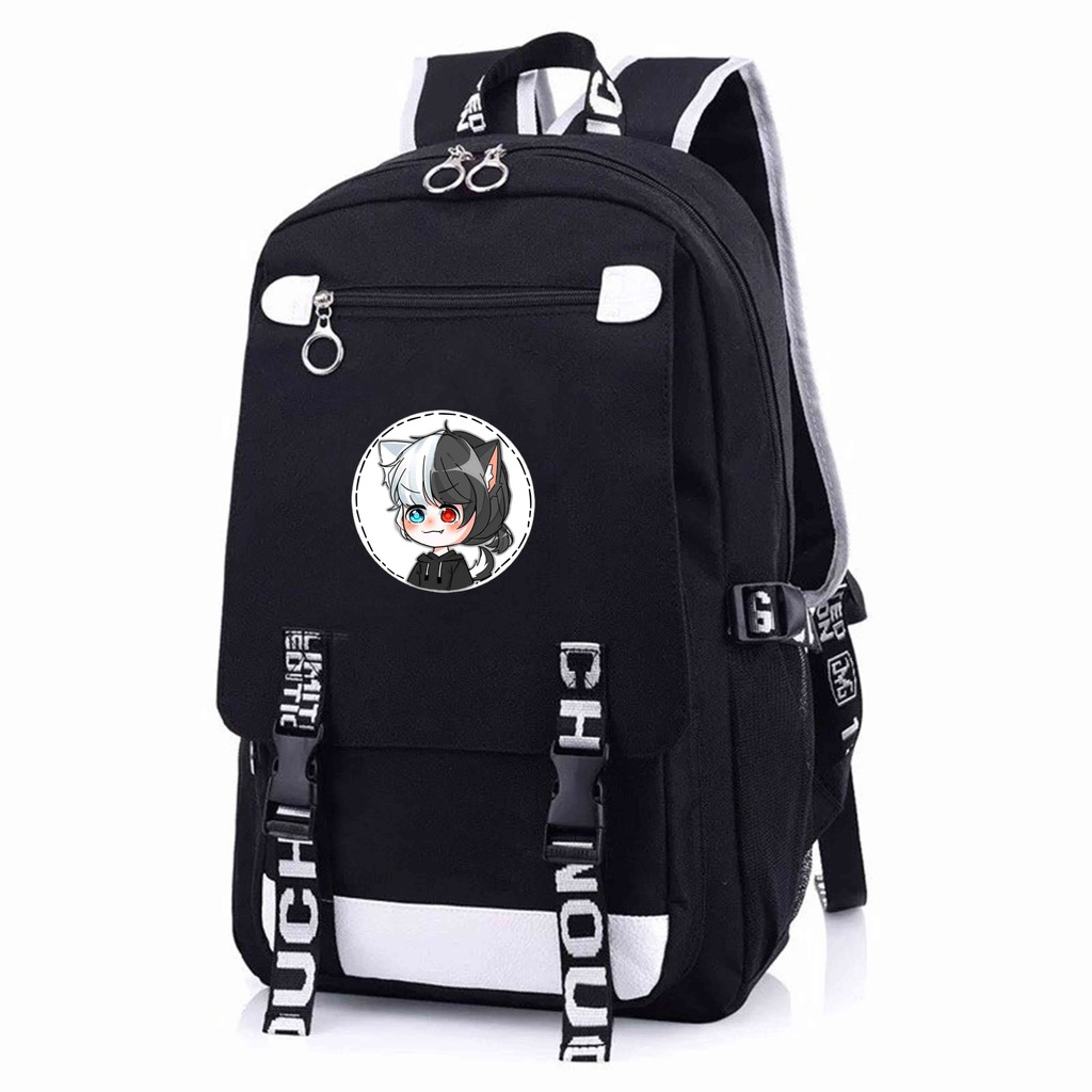 Balo nam nữ in hình HERO TEAM Simmy Phong cận Siro Mr Vịt Sammy Đào Timmy Kairon Timy Kamui đi học cặp sách laptop