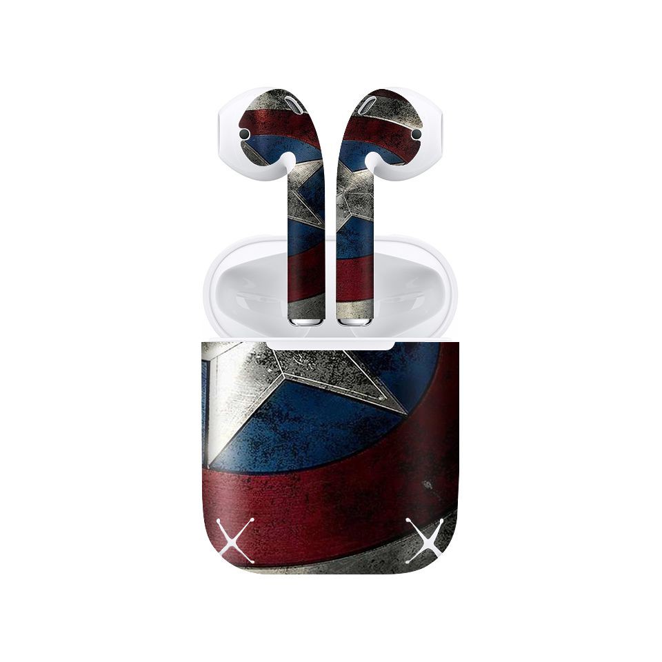 Miếng dán skin cho airpods in hình avenger - avg-0x1008