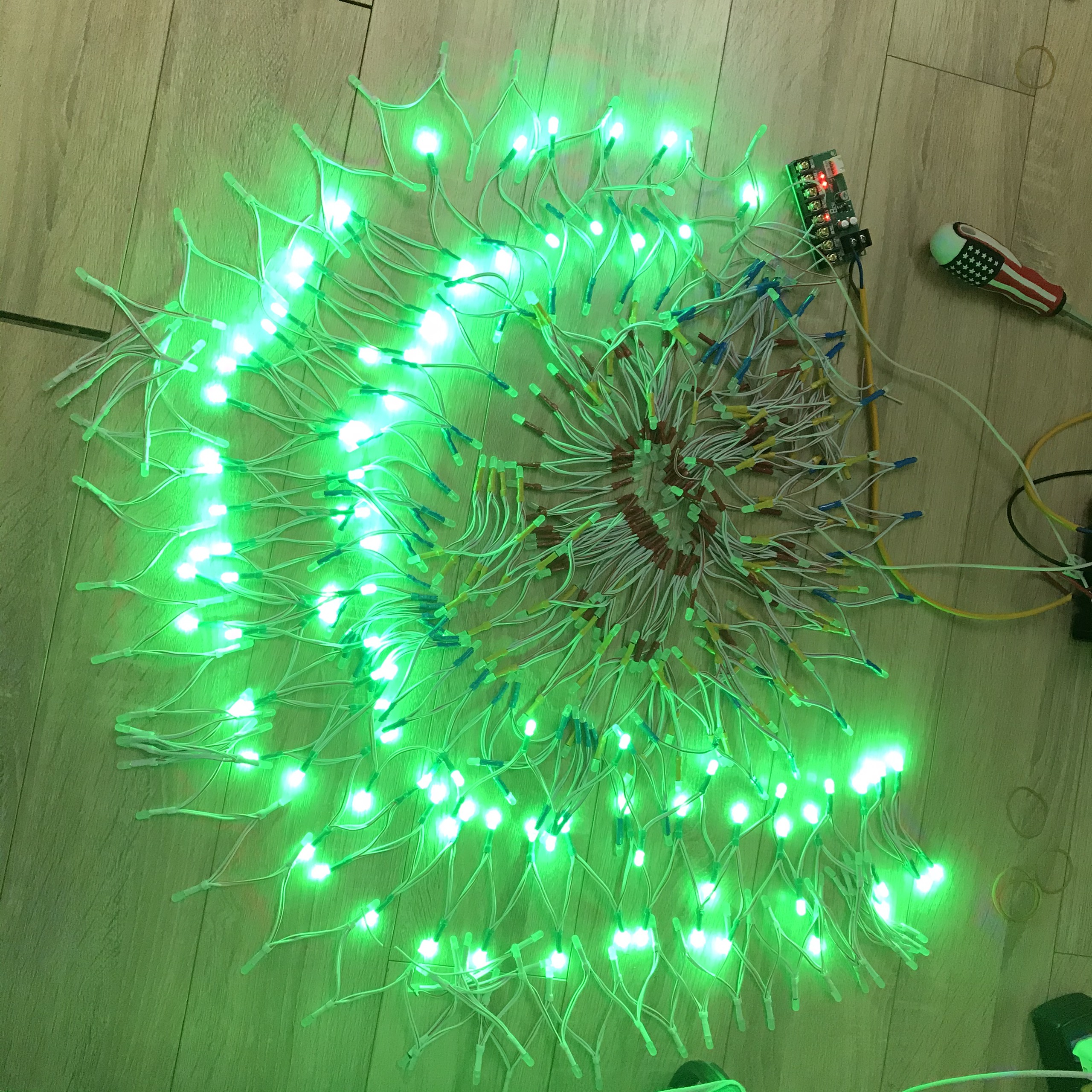 Led liền dây 5v trang trí (dây 100 bóng) Làm biển quảng cáo