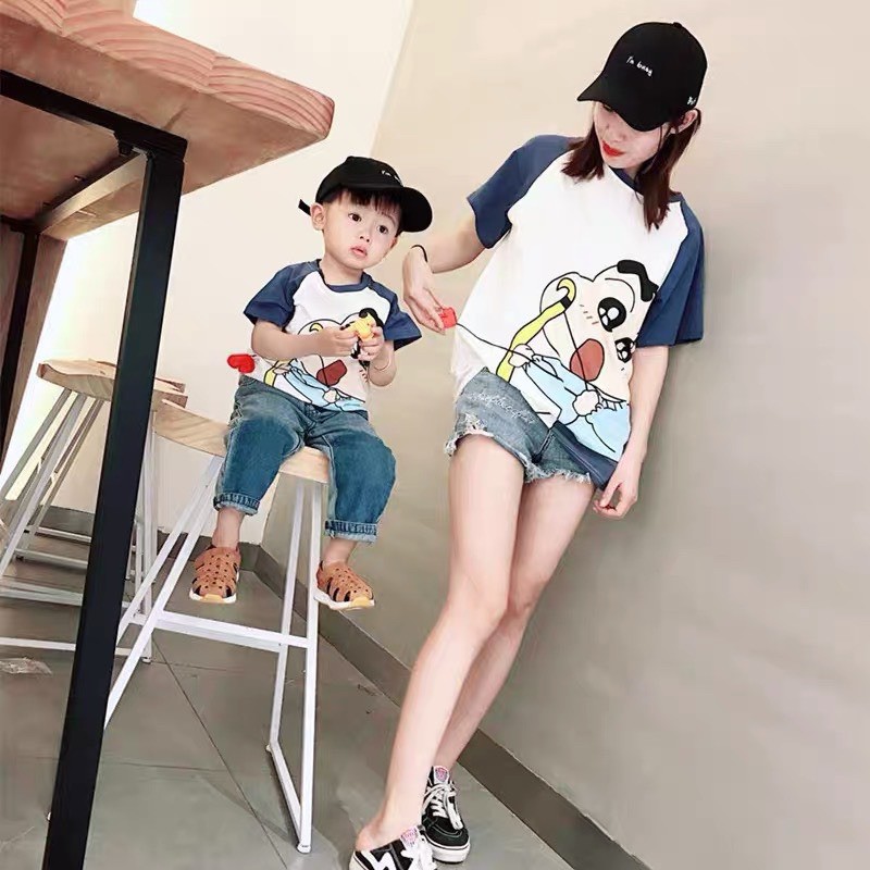 AN528 -ÁO ĐÔI MẸ CON SHIN BẮN TÊN