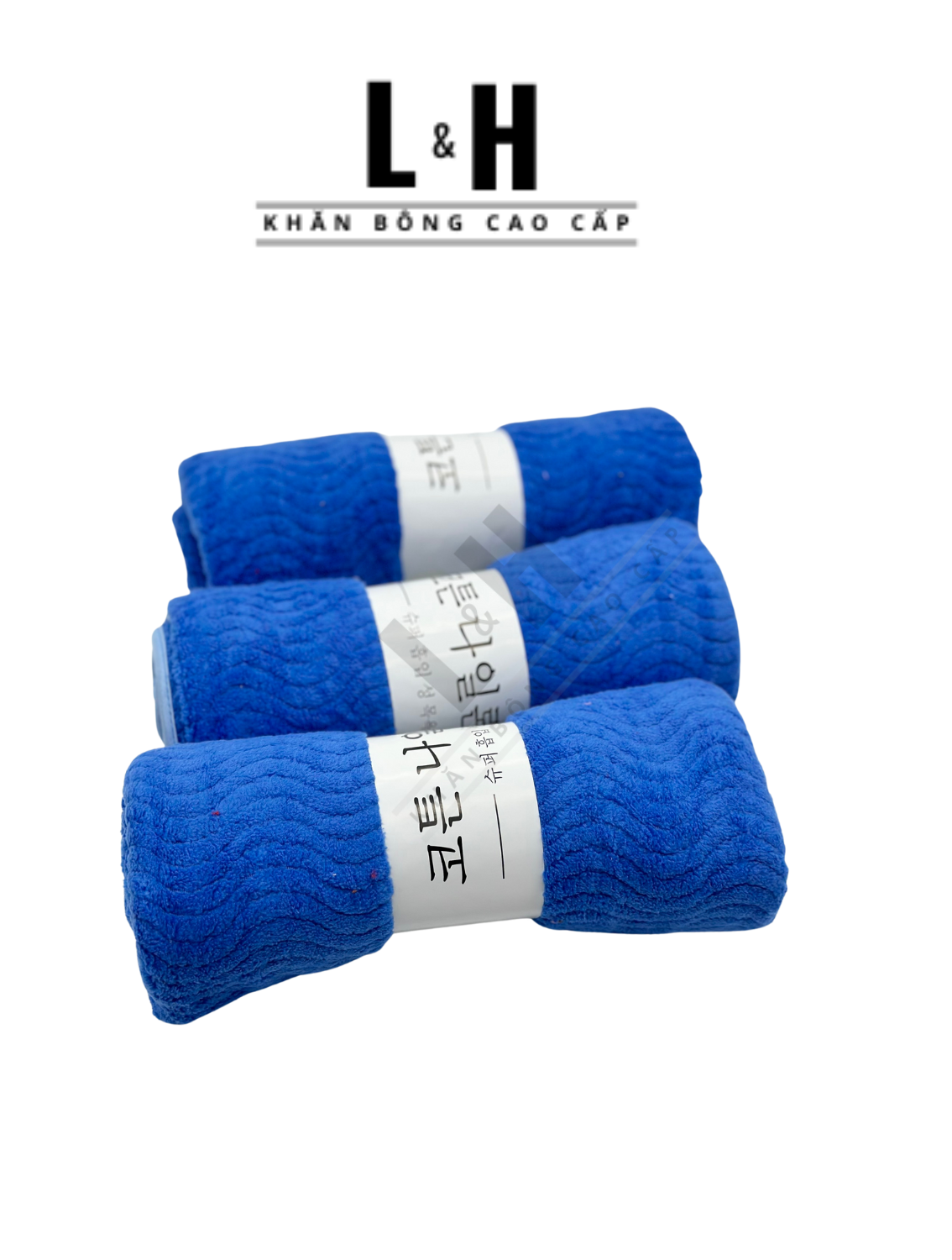 Khăn tắm lông cừu, sóng gạo 50x100cm