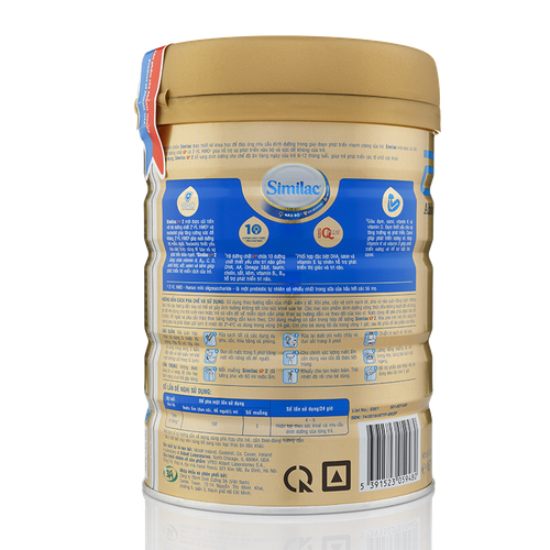 [HCM]Sữa Similac IQ Plus HMO số 2 - 900g (6-12 tháng) date t1/2023