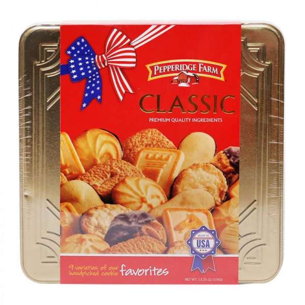 Khuyến Mại】 Bánh quy Pepperidge Farm Classic hộp thiếc 376g