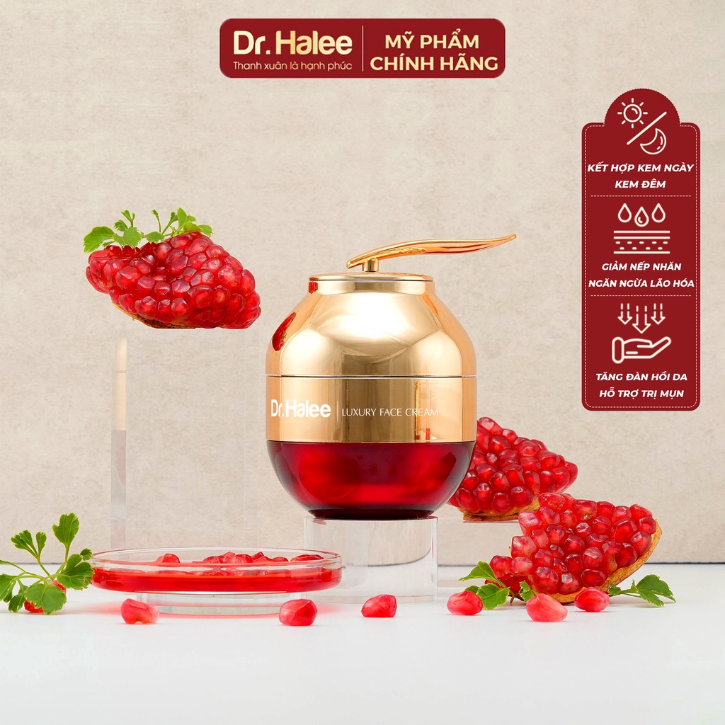 Kem Face Ruby Lựu Đỏ Drhalee